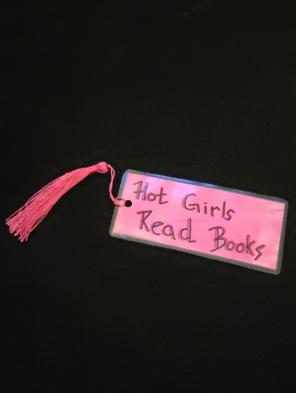 Pink Tassel Bookmark - Hot Girls Read Books